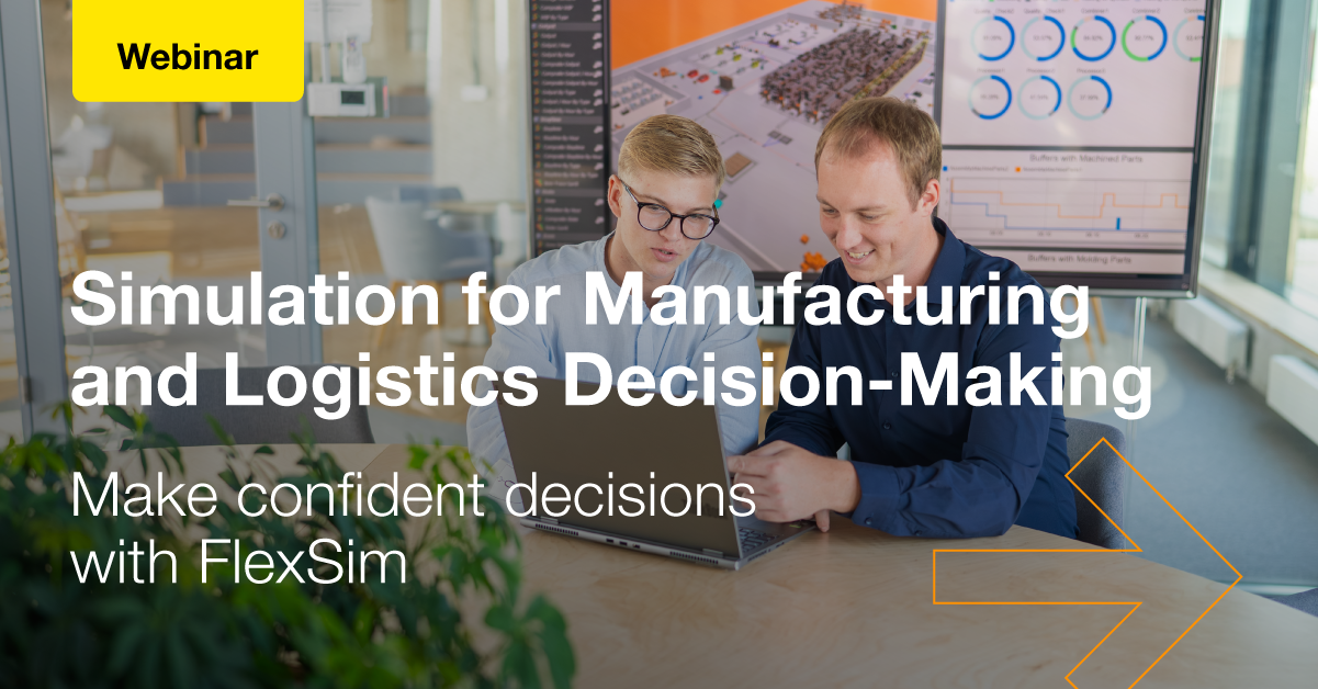 Simulation Webinar Event: webinar Simulation for Manufacturing and Logistics | Aimtec